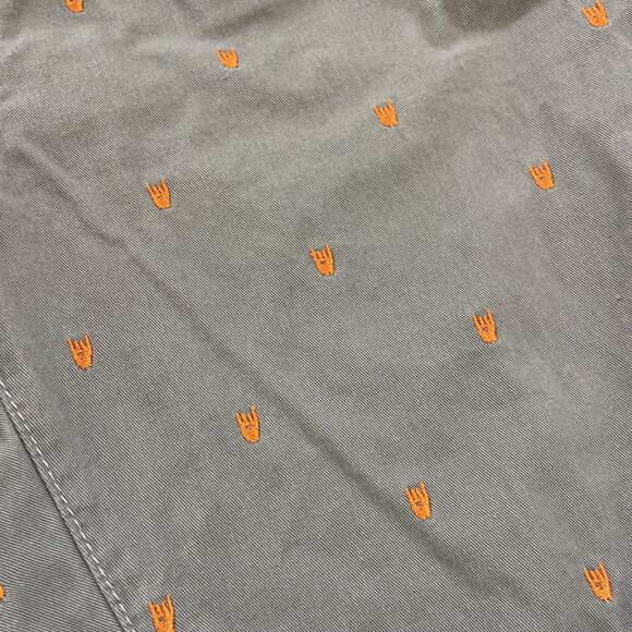 Vintage Ecko Unltd Shorts Mens 34 Chino Flat Front Embroidered Skater Streetwear - Picture 4 of 12